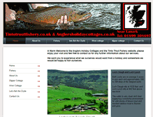 Tablet Screenshot of anglersholidaycottages.co.uk
